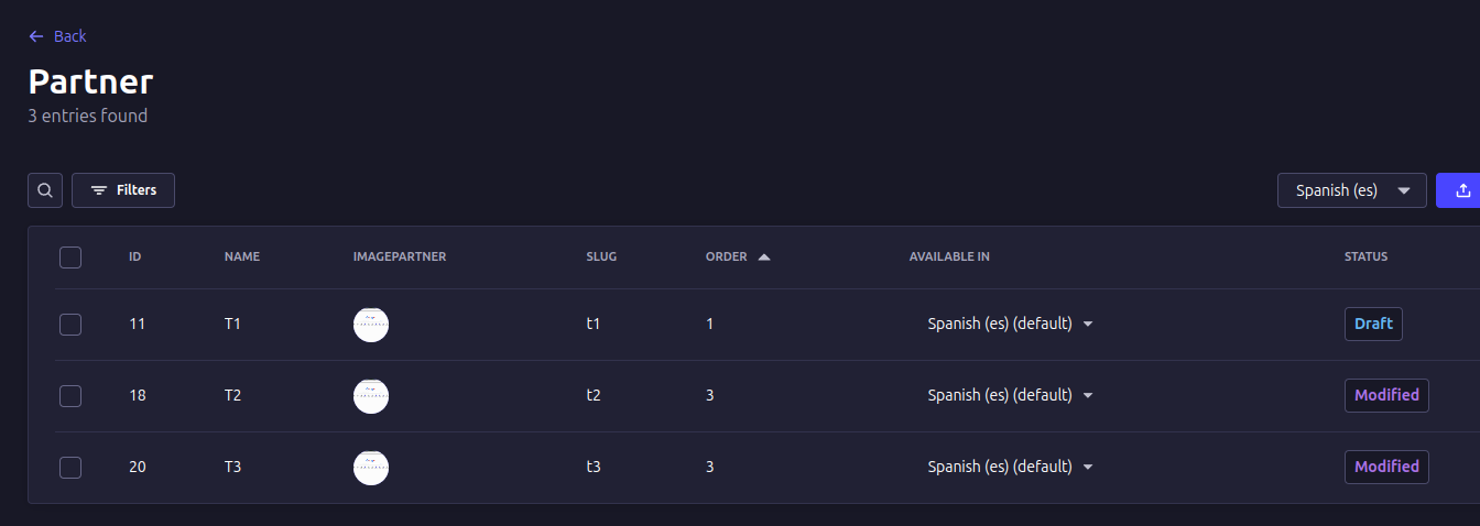 Edicion de la coleccion con titulo T2